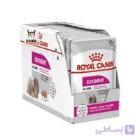 پوچ سگ بالغ رویال کنین مدل اگزیجنت 85 گرم