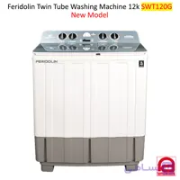 ماشین لباسشویی دوقلو فریدولین 12 کیلویی کد SWT120G