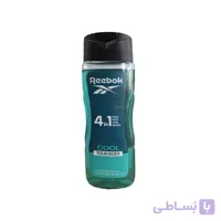 شامپو ۴ در ۱ ریبوک کول مخصوص مو، بدن، صورت و ریش ۴۰۰ گرم