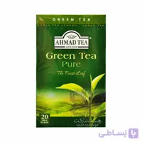 چای سبز کیسه ای با طعم انار و رزبری 20 عدد احمد – ahmad tea