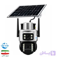دوربین خورشیدی سیمکارتی دو لنز سرور داخلی UNIKAM-4G