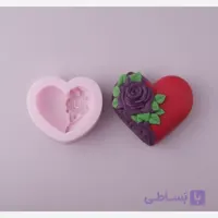 قالب سیلیکونی قلب رزا