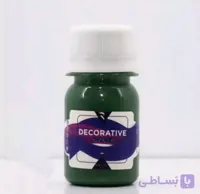 رنگ اکرلیک سبز (نقاشی روی شمع)