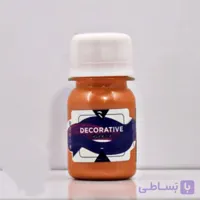رنگ اکرلیک نارنجی (نقاشی روی شمع)