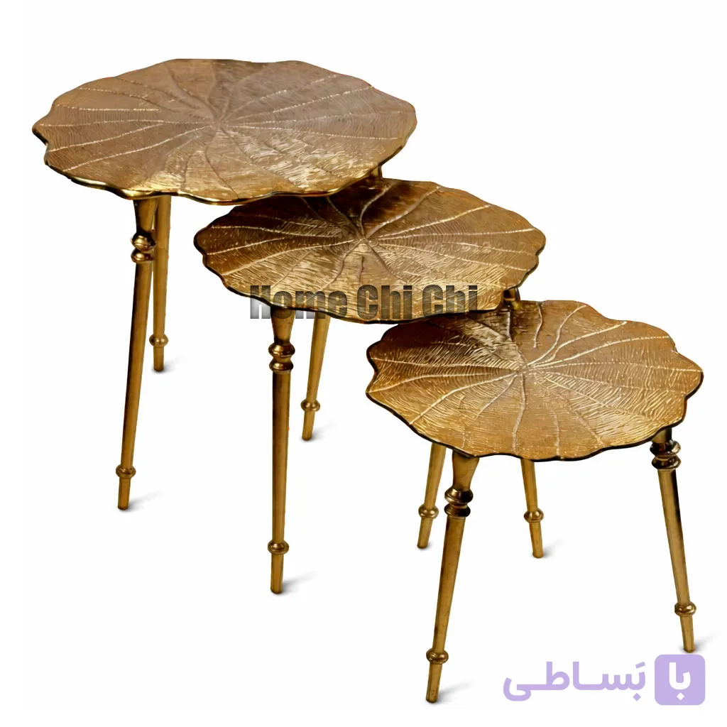 میز عسلی حصیری الومینیومی