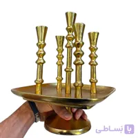 شمعدان 5 شعله سینی مربع