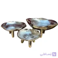 ست پذیرایی الومینیومی سه‌تکه صدف