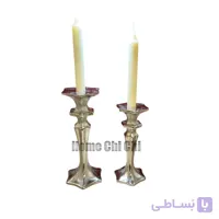 شمعدان الومینیومی ۶ ضلعی دو سایز