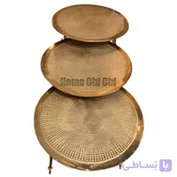 میز عسلی الومینیومی افتاب 3سایز
