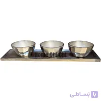 سینی سرو ۳ کاسه الماس