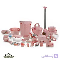 سرویس جهیزیه ۵۸ پارچه هوم کت مدل درین