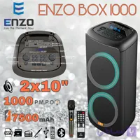 اسپیکر شارژی چمدانی ENZO PARTY BOX 1000