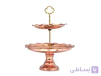 شیرینی خوری مسی دوطبقه