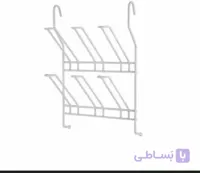 جا لیوانی آویز ( آویز لیوان ) 6 پایه روکش دار و استیل