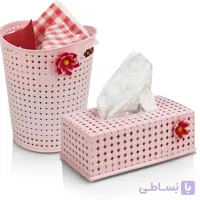 ست سطل کاغذ و جای دستمال کاغذی مایا