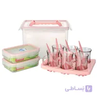 سرویس چای خوری دلنار 6 نفره