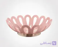 سبد میوه پایه استیل لیمون