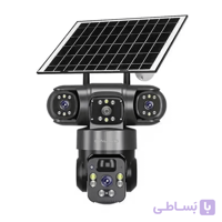 دوربین پنل خورشیدی سیم کارتی 3 لنز v380 مدل VC21