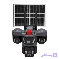 دوربین پنل خورشیدی سیم کارتی 3 لنز v380 مدل QL23-4G