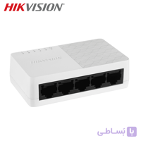 سوئیچ شبکه 5 پورت سرعت 10/100 برند هایک ویژن مدل DS-3E0105D-O