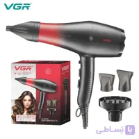 سشوار وی جی آر مدل VGR V-462 قرمز 2600 وات