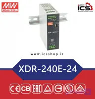 منبع تغذیه 24 ولت 10 آمپر مین ول مدل XDR-240E-24