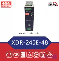 منبع تغذیه 48 ولت 5 آمپر مین ول مدل XDR-240E-48