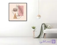 تابلو مینیمالیسیت چهره