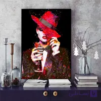 تابلو نقاشی مدل زن