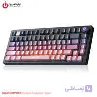 کيبورد گیمینگ مکانیکال سيم‌دار، وايرلس و بلوتوثی آئولا مدل AULA Leobog Hi75C PRO