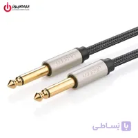 کابل صدای 6.35 میلی متری یوگرین مدل UGREEN AV128-10638 طول 2 متر