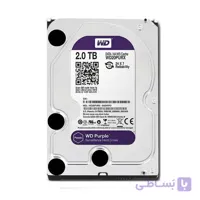 هارد اینترنال 2 ترابایت وسترن دیجیتال بنفش مدل Purple WD20PURXگارانتی اصلیWestern Digital Purple WD20PURZ Internal Hard Disk - 2TB