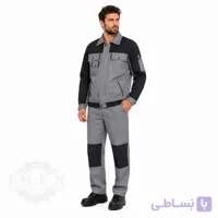 لباس کار کاپشن شلوار آنکو طوسی مشکی کد 409