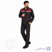 لباس کار کاپشن شلوار زرشکی مشکی کد 540