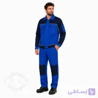 لباس کار کاپشن شلوار آنکو آبی سرمه ای کد 346