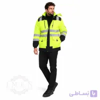 لباس کار اورکت عملیاتی سبز زمستانه کد 405