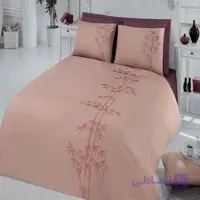 ست کاور لحاف دونفره رنگ عنابی-کالباسی