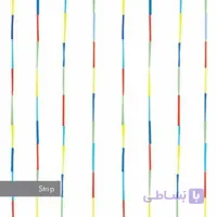پرده حمام طرح استریپ strip سایز 240*200