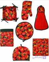 سرویس آشپزخانه 22 تکه رزین تاژ چاپی طرح پر