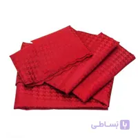 رومیزی ژاگارد مربع 70*70 کنزو زرشکی
