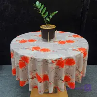 سفره پارچه ای متری پانوکتان رزین تاژ طرح مونیکا