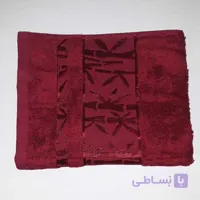 حوله دست و صورت برند ووین رنگ زرشکی