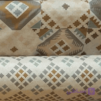 پارچه ملحفه رانفرس ملرز طرح رویه تایل tile