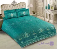 ملحفه روانداز تک دونفره ساتن طرح کاترین