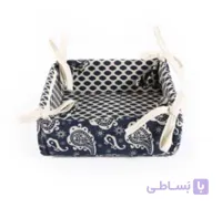 سبدنان کتان رزین تاژ طرح ترمه