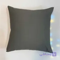 کوسن 45*45 با روکش زیپی (پارچه مبلی نرم و لطیف) رنگ طوسی تیره