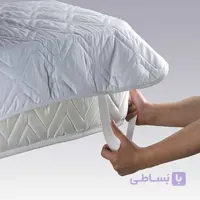 محافظ تشک پنبه دوزی سفید
