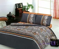 نیم ست ملحفه یکنفره عرض120 طرح ایندیا - اینترزیست