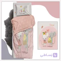 ست لحاف و روتختی 9تکه نوزادی طرح لاولی ماوس