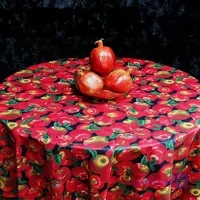سفره پارچه ای متری طرح سیب